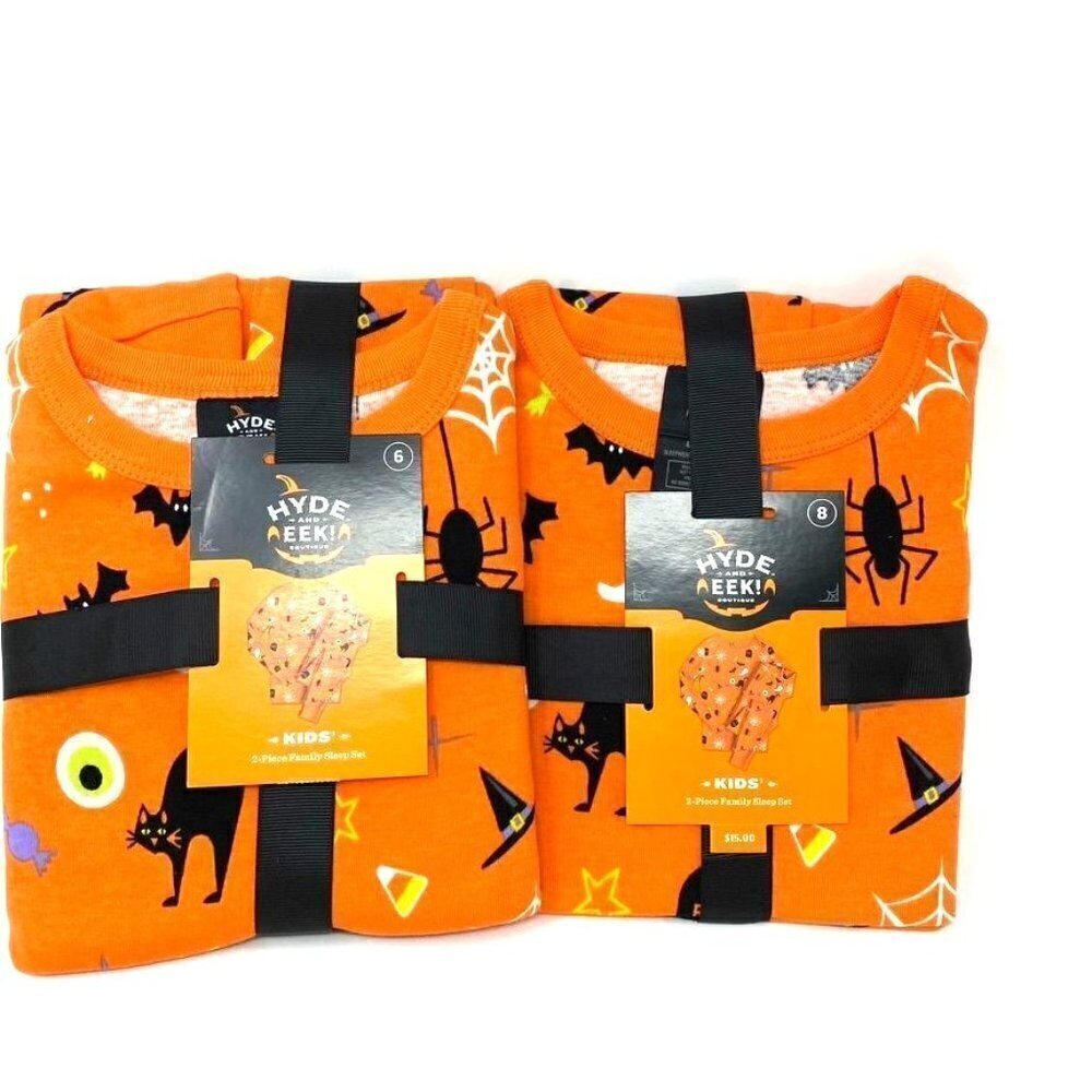 Target Kids' Halloween Matching Family Snug Fit Pajama Set Szs 6/ 8